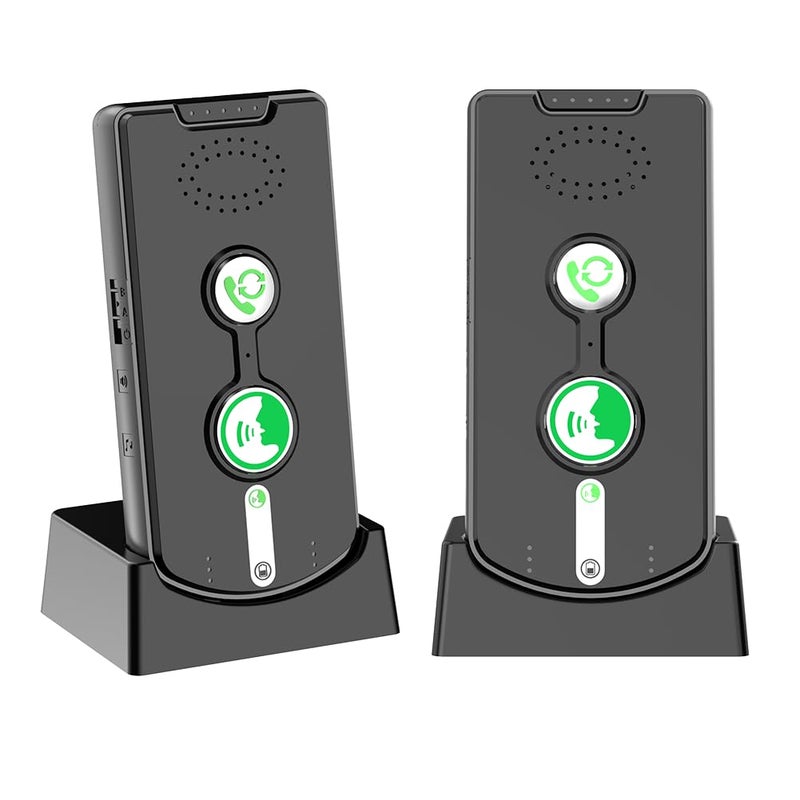 SmartTail 2 Way Intercoms Wireless for Home Office,Portable Room to Room Long Range Intercom System with Charging Base,30 Days Long Standby Time 5 Level Volume Adjustment, Expand to 5 Intercoms (2025 Upgraded) - Image 1